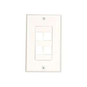  Decorator Style Keystone Inserts White Electronics