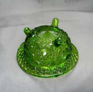 Smith Green Dasiy and Buttons Three Toed Ashtray  