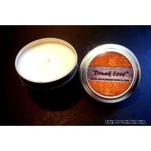  Drunk Love Travel Tin Candle: Home & Kitchen