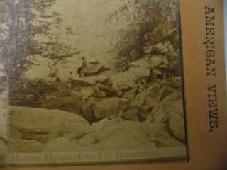 Haines Gorge Catskill Mtn New York Stereoview Photo  