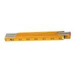 Classic Wood Carpenters Folding Ruler   40   SAE & Metric Markings 