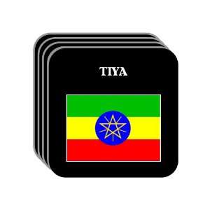  Ethiopia   TIYA Set of 4 Mini Mousepad Coasters 