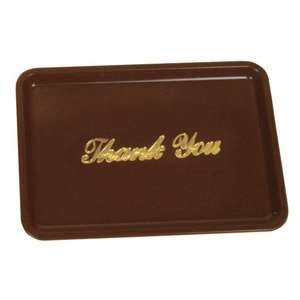  Brown Plastic Restaurant Tip Tray Plate