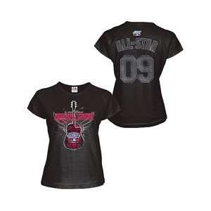   Womens Sheryl Crow Concert T shirt by Majestic Athletic   Black Small