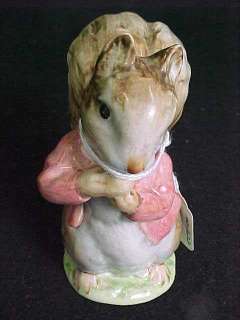 Beswick Beatrix Potter Timmy Tiptoes Figurine Gold  