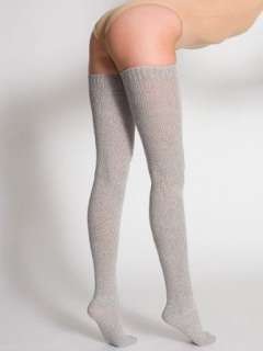  American Apparel Heather Solid Thigh High Sock Clothing