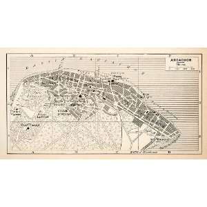   Civic Planning Layout   Original In Text Lithograph