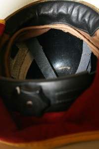 Cairns No STD  5AMR Leather Helmet Fireman Helmet Deputy Chief MCFD 