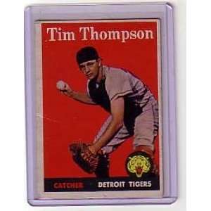  1958 Topps #57 Tim Thompson Detroit Tigers: Everything 
