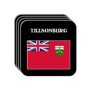  Ontario   TILLSONBURG Set of 4 Mini Mousepad Coasters 