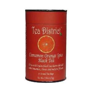 Tea District Cinnamon Orange Spice Black Tea:  Grocery 