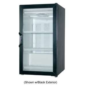 Glass Door Refrigerated Beverage & Packaged Food Display, Ct96y 1 w 