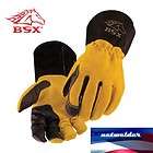   Premium 3 Kidskin Finger Cowhide Back TIG Welding Gloves   BT88 LARGE