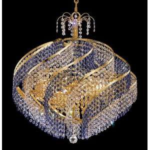 Helios Design 15 Light 26 Chrome or Gold Chandelier with European or 