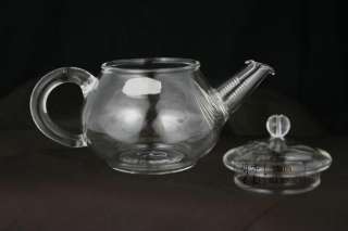 Small Clear Glass Heat Resistant Teapot 100ml 3.3fl.oz  