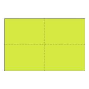  Four of a Kind Standard Limeade Blank Postcards (250 