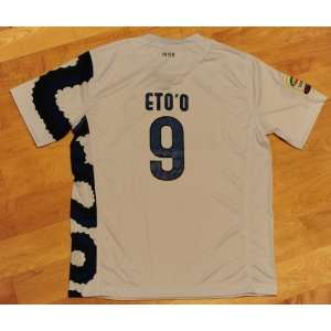  Inter Milan Away Soccer Jersey Set #9 ETOO Kids Youth 