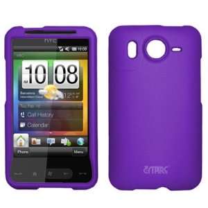  EMPIRE Purple Rubberized Snap On Cover Case for AT&T HTC 
