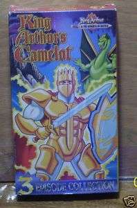 King Arthurs Camelot (VHS,#3581,OOP,SP) 3 Episodes  
