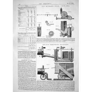   1862 RICHARDS STEAM INDICATOR SMITH THRASHING MACHINES