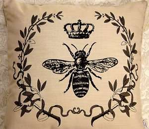 Throw Pillow Napoleon Bee Crown French Market 18 Chic  