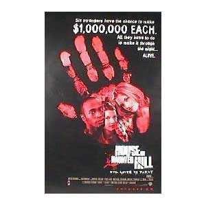  House On Haunted Hill Double Sided, Movie Poster