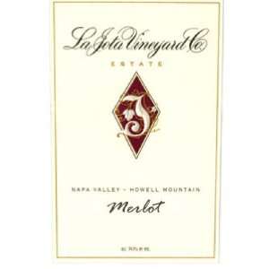  2006 La Jota Howell Mountain Merlot 750ml Grocery 