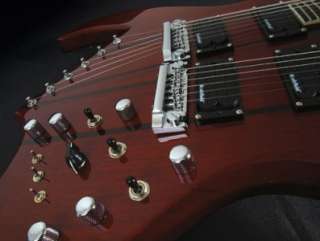 NEW BC Rich 6/12 Double Neck Bich   Trans Red   Case  