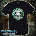 funny Stormtrooper Coffee Shop T SHIRT STAR WARS yoda Dark Roast 