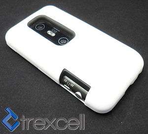 Trexcell White Thermoplastic TPU Extended Battery Case for Sprint HTC 