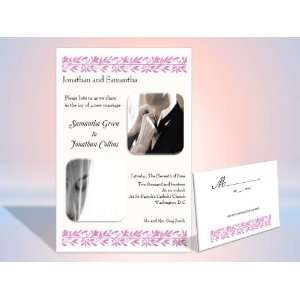  Sprouting Romance Wedding Invitations (25 for $63.95 