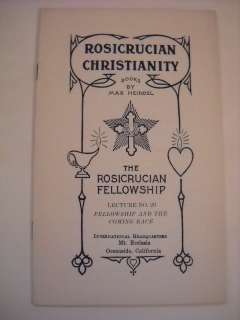 1936 HEINDEL ROSICRUCIAN CHRISTIANITY LECTURES 13 VOLS  