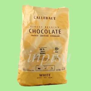   CHOCOLATE 5.5# (2.5KG) NATURAL VANILLA CODE W2NV FINEST BELGIAN  