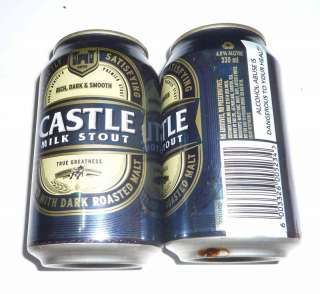 CASTLE MILK STOUT BEER can SOUTH AFRICA 330ml Brew  
