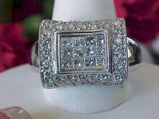 3635 SHOPNBC SAMUEL BEHNAM INVISIBLE SET PRINCESS 1CT DIAMOND RING 