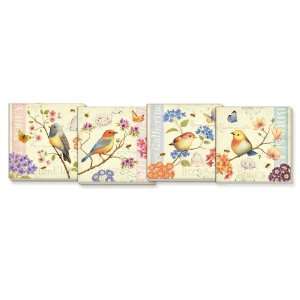  CounterArt Birds and Bees Absorbent Coasters, Set of 4 