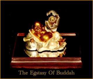 OOAK Enameled Egg Art Collectible BUDDAH EGSTASY Faberge Type  