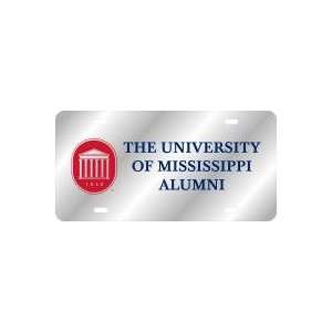  License Plate   ETCHED  THE UNIVERSITY OF MISSISSIPPI 