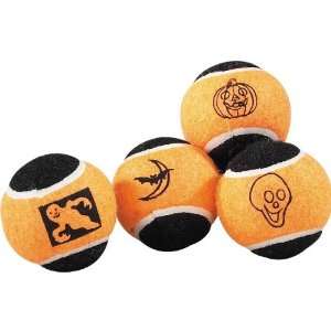   Plastic Halloween Spooky Balls Canister Dog Toy, 15 Pack: Pet Supplies