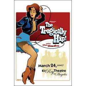  Tragically Hip   Posters   Limited Concert Promo
