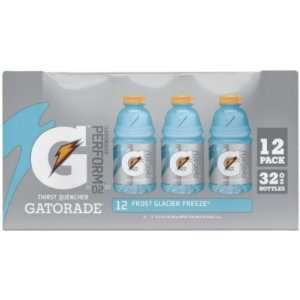 Gatorade Frost Glacier Freeze Thirst Quencher Sports Drink 32 oz (Pack 
