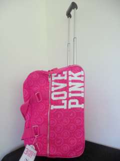 Victoria Secret PINK Travel Wheelie Luggage Bag 3PC Set  