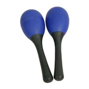  Egg Shakers W/ Handle, Plastic Pair Blue: Musical 