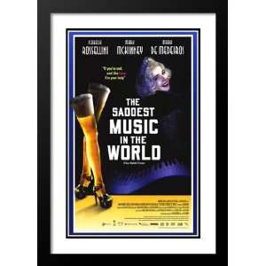  Saddest Music in the World 20x26 Framed and Double Matted Movie 
