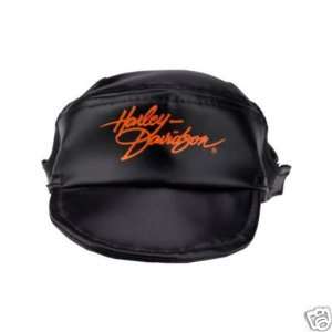  Harley Davidson Black Vinyl Dog Cap Hat SMALL Kitchen 