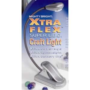  Mighty Bright Xtra Flex Super LED Craft Light   Silver 