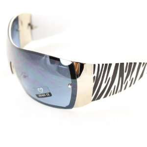   Black White Zebra + Blue Lens   Extra Stunning and Stylish for Men and