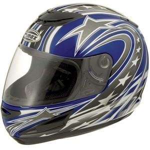  GMax GM58 Helmet   Large/Blue/Black/White: Automotive