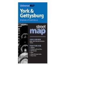  Universal Maps 537248 York And Gettysburg Pa Map