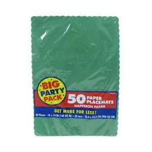  Party Supplies placemat festive green 50 count Toys 